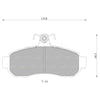 Mitsubishi Verada Front Disc Brake Pads Set (1991 - 1999)