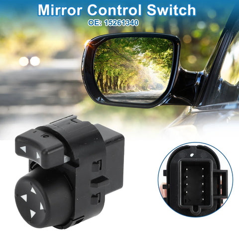 Chevrolet Malibu Car Mirror Switch Plastic Black (2004 - 2008)