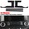 Ford Mustang Carbon Fiber Interior Sound Equipment Button Trim (2015-2021)