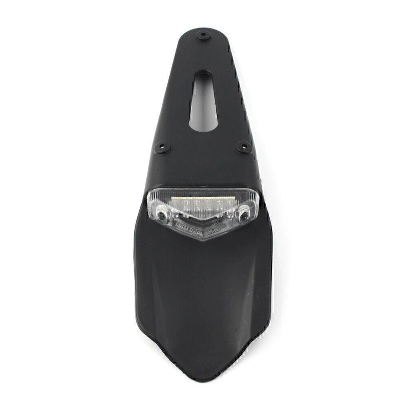 Universal Moto Motorcross Dirt Bike Fender Off-Road LED Tail Light