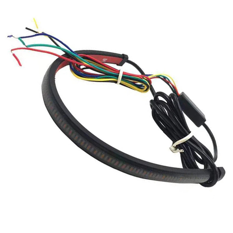 Motorcycle Tail Light 30CM LED Sequential Brake Strip