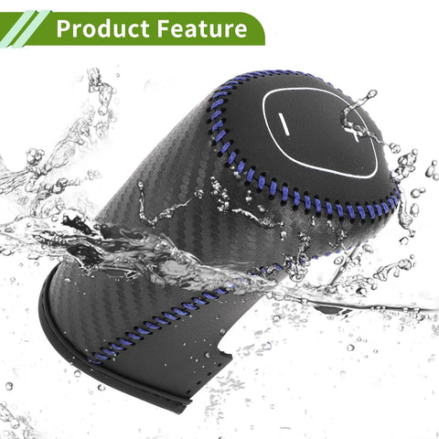 Chevrolet Malibu (2016-2020) Black Carbon Fiber Blue Gear Shift Knob Cover