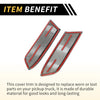 Toyota Tacoma Carbon Fiber Headlight Grille Vent Covers (2016-2023)