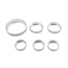 Ford Bronco Silver AC Stereo Tune Knob Headlight Switch Covers (2021-2022)