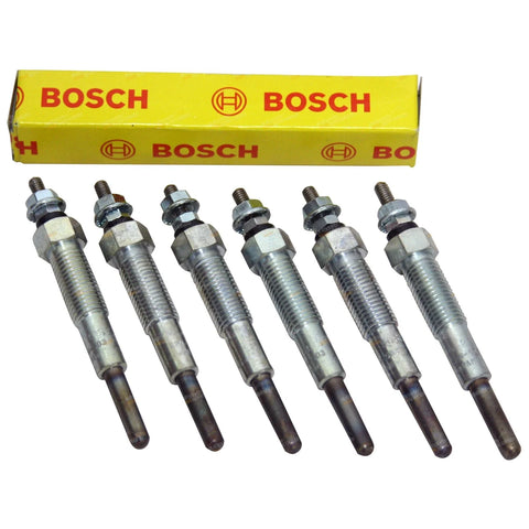 Ford Trader Diesel OHV 6cyl 4.1L 6x Glow Plugs 12V (1981-1984)