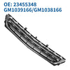 Chevrolet Impala Chrome Silver Tone Black Front Lower Bumper Grille