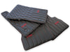 Mercedes-Benz G Class W461 Black Leather Floor Mats (1979-2008)