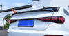 Audi A3 S3 Sedan Rear V Style Boot Spoiler Wing Glossy Black (2021-2023)