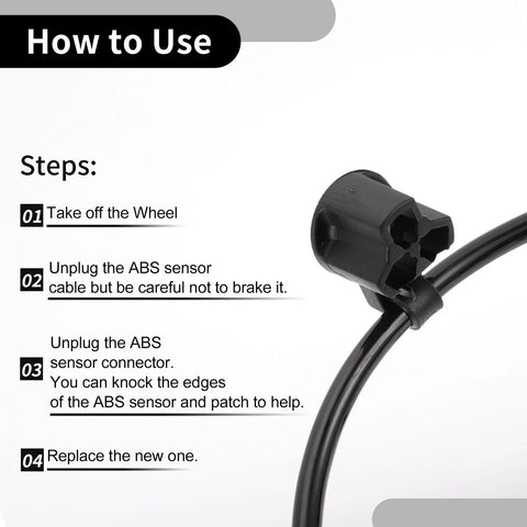 Ford Ranger (2010-2011) Rear Right ABS Wheel Speed Sensor