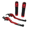 Honda ADV150 Red Extendable Brake Clutch Levers Grip Set (2019-2020)