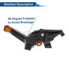 Honda X11 (1999-2002) Black Orange Adjustable Brake Clutch Levers