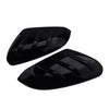 Honda Civic 2 x Exterior Mirror Cap Covers Gloss Black (2016-2020)
