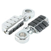 Harley Dyna Super Glide, Touring, Softail 1-1/4" Lion Paw Footpegs (2006-2023)