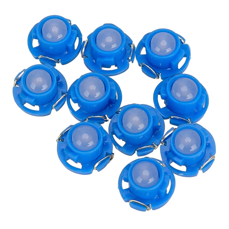 Car Instrument Dash Climate Control 10 x Blue T4.7 Neo Wedge LED Bulbs