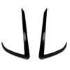 Tesla Model Y Gloss Black Front Bumper Side C Canards Covers (2020–2024)