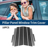 Toyota RAV4 Pillar Window Trim Cover Carbon Fiber / 10 Pcs / (2019–2023)