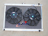 Nissan Skyline S13 Aluminum Radiator +  10" Fans (1989-1994)