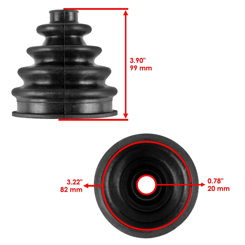 John Deere XUV850D Gator Diesel Rear Axle Outboard CV Boot Kit