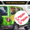 Jeep Wrangler JL Gladiator Tailgate Hing Cover Trim (2018-2023)