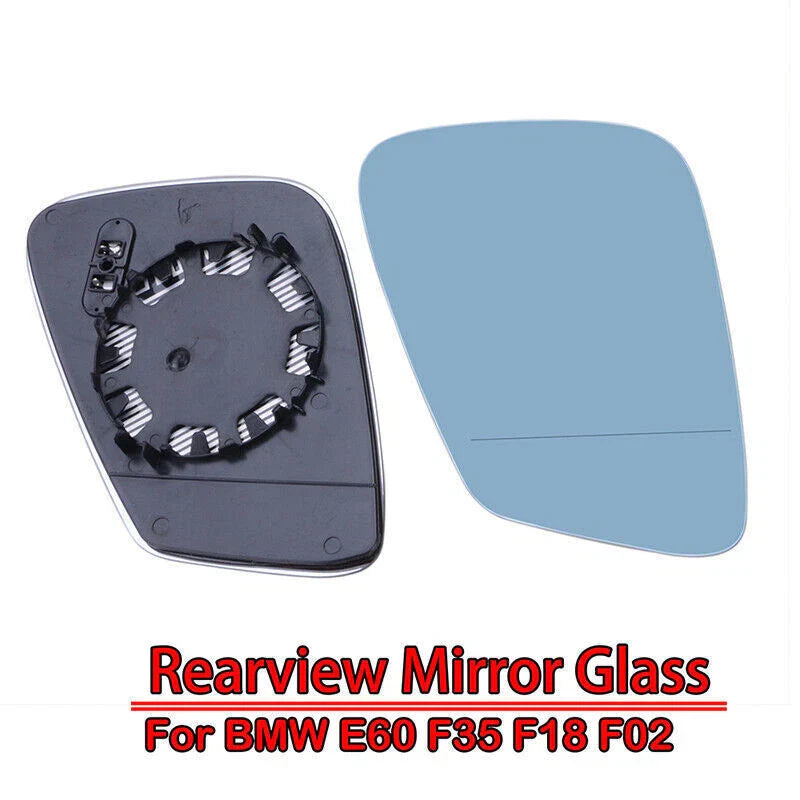 BMW E60 E61 F07 F10 F18 F11 F06 F13 F12 Blue Side Mirror Glass (2007-2017)