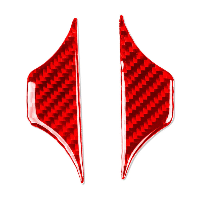 Hyundai Veloster JS Carbon Fiber Red Water Cup Holder Cover Trim (2019-2023)