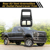 Ford Ranger Carbon Fiber Rear Armrest AC Outlet Panel (2023-2024)