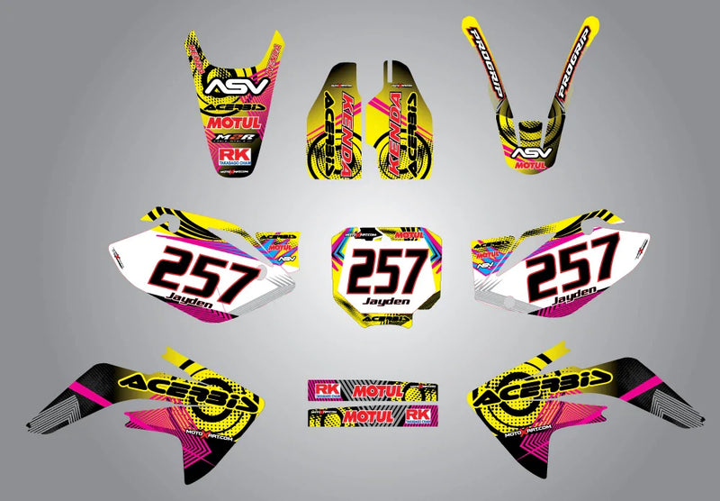 Honda CRF 150R Custom Graphic Kit (2008-2011)