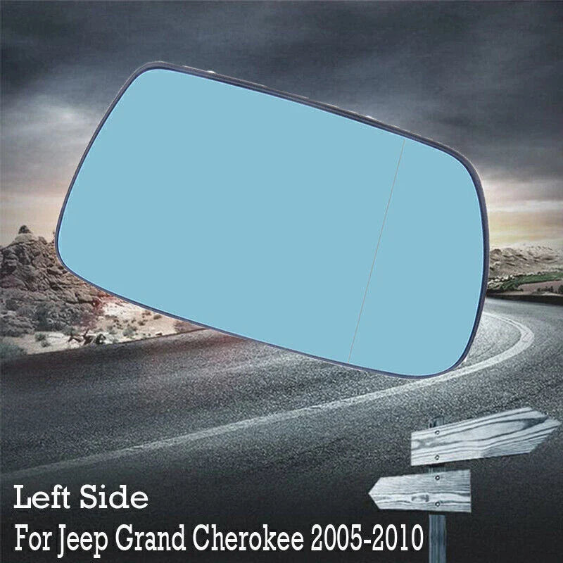 Jeep Grand Cherokee Heated Anti-Fog Rearview Mirror Glass LH (2005-2010)