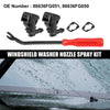 Jeep Liberty 5pcs Front Windshield Washer Nozzle Kit (2008-2012)