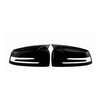 Mercedes Benz W204 W176 W212 Horn Mirror Cover Caps Glossy Black