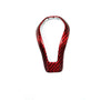 Infiniti Q50 Q60 QX60 QX80 Red Carbon Fiber Gear Shift Knob Cover Trim fit