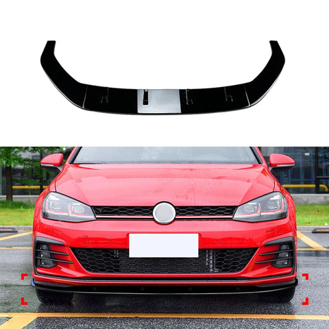 VW Golf 7.5 MK7.5 GTI R Bumper Spoiler Lip Splitter (2017-2019)