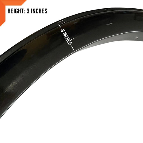 Ford Ranger T6 PX 3" Grey Wildtrak Slim Fender Flares (2012-2014)