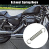 Exhaust Pipe Spring Hook 58mm 2.28" Stainless Steel Silver Tone 1 Pc