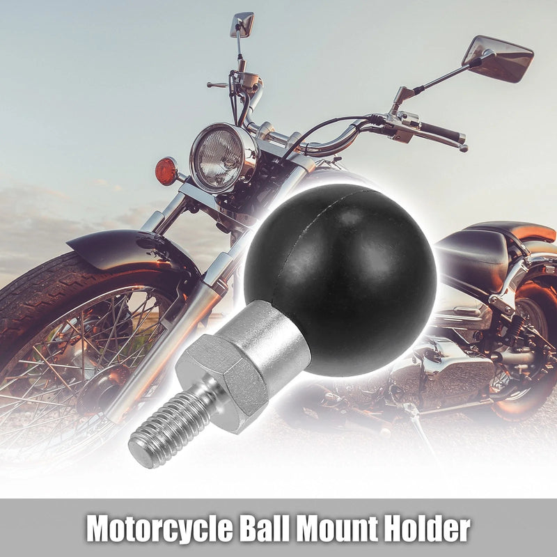 Motorcycle M6 Threaded Bolt 25mm Ball Mount Portable Tripod Ball Adapter