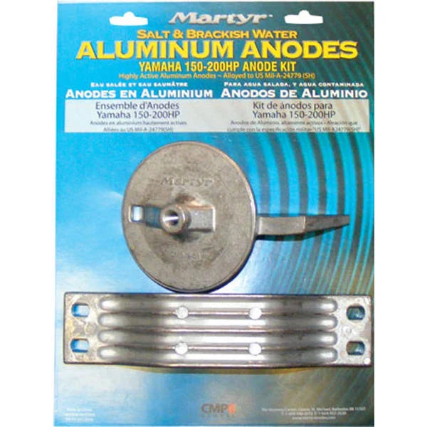 Yamaha 150-200HP Outboard, Martyr, Salt Water Anode Kit