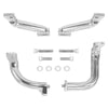 Harley Street Glide Chrome Driver Floorboards (2014-2024)