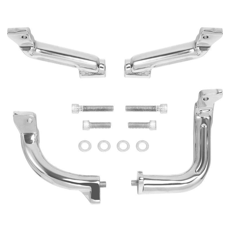 Harley Street Glide Chrome Driver Floorboards (2014-2024)