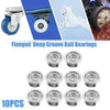 10 x 5x11x5mm Single Row Flanged Bearings Deep Groove Ball Bearings