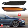 Porsche Panamera Smoked LED Front Bumper Side Marker Light (2014–2016)