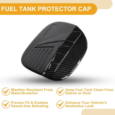 Mazda CX-50 2023-2025 Carbon Fiber Black Fuel Tank Door Cap