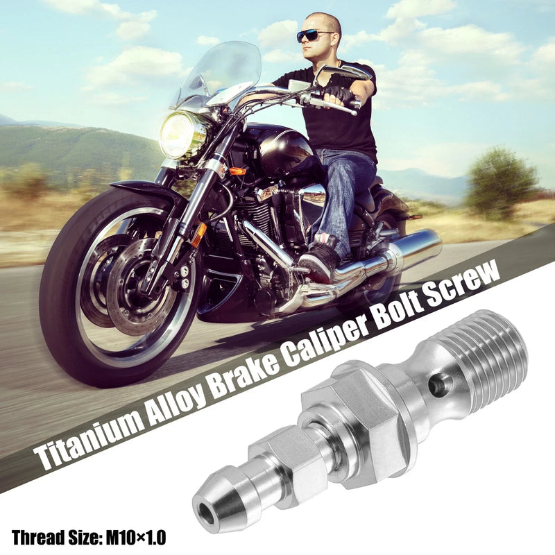 Make Model Titanium Alloy M10x1.0 Motorcycle Brake Master Cylinder Screw