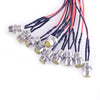 Car Boat Dash Panel 10Pcs 8mm LED Indicator Lights