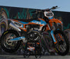 KTM EXC Custom Graphics Kit HOOK CYAN Style Sticker (2012-2013)