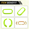 Jeep Wrangler JK Front Rear Roof Reading Light Trim Covers (2011-2017)