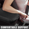 Ford Bronco Sport 2020-2023 Black White Stitches Center Console Pad