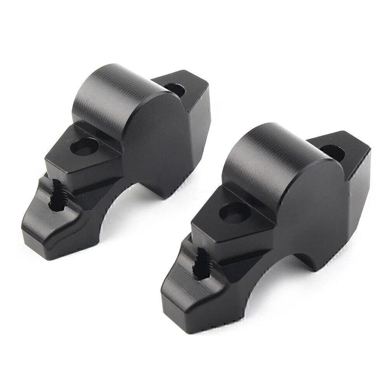 Honda XADV 750 Black Motorcycle Handlebar Riser Clamp (2017-2019)