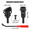 Dodge Avenger 15x Front Windshield Washer Nozzle Kit (2008-2011)