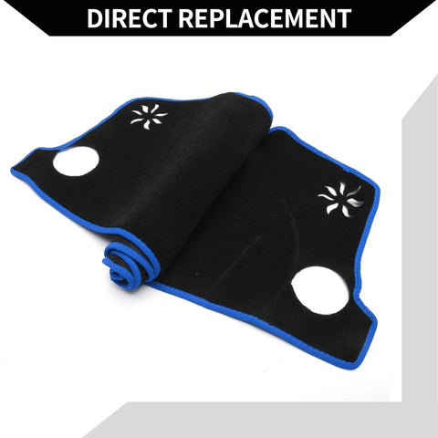 Honda Vezel RV3-RV6 (2021-2024) Black Blue 1 Set Dashboard Cover Mat