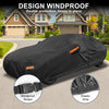 BMW 3 Series with Zipper Car Cover Waterproof Aluminum Film Inner Cotton